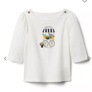 Janie&Jack Flower Cart Tee